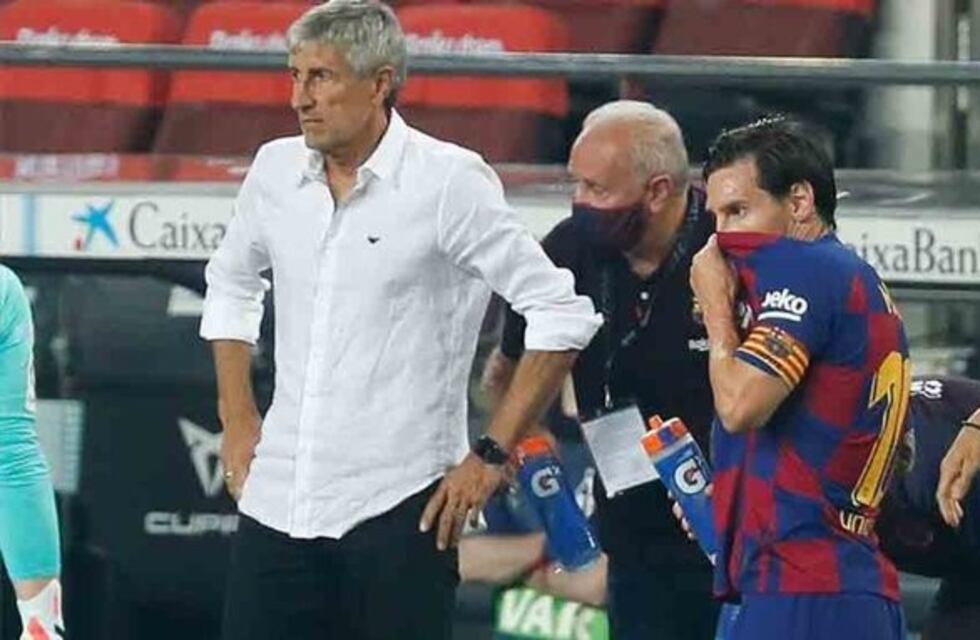 La palabra de Setién, el DT del Barcelona, sobre Lionel Messi: "Hablamos lo que tenemos que hablar"