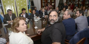 Mirta Petrocini (FEB( ) y Roberto Baradel (Suteba) en la mira del Ministerio de Trabajo (DYN)