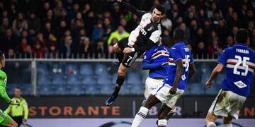 Cristiano Ronaldo\u002E (Photo by Marco Bertorello / AFP)