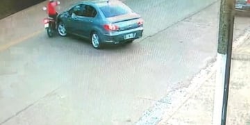 La cámara de seguridad captó el momento del accidente\u002E