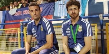 Aimar y Scaloni