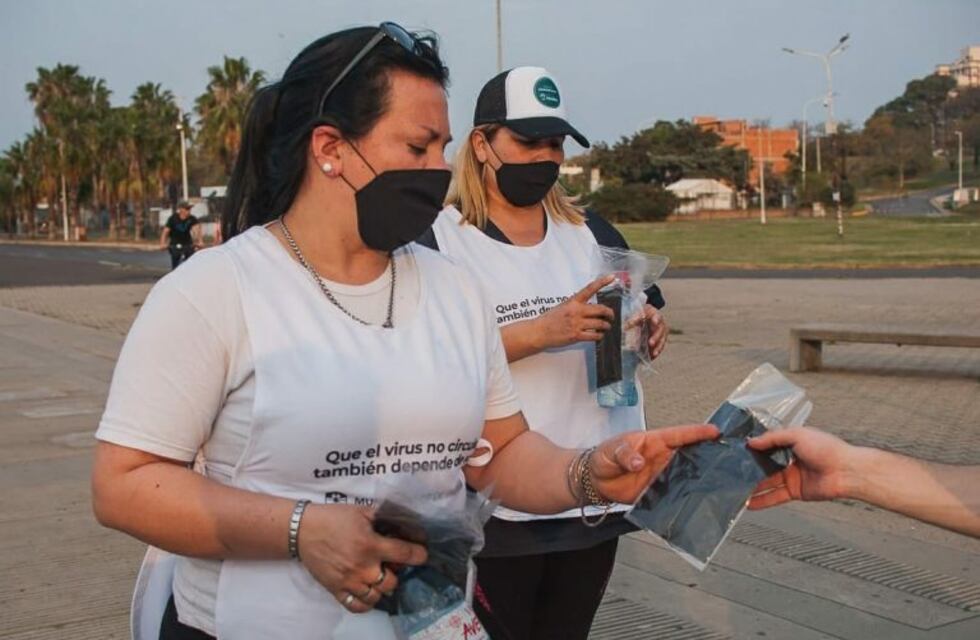 En Paraná multan a quienes circulan sin barbijo