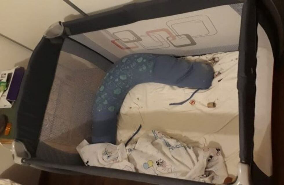 Le tiraron un petardo a la cuna de su bebé y lo salvó de milagro