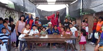 Los Reyes Magos visitaron merenderos de Salta (Facebook Secretaría de Deportes de Salta)