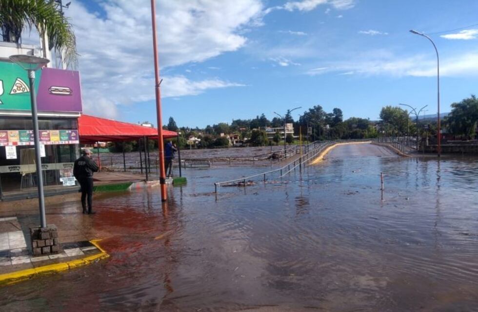 Pasó la creciente y comenzó la bajante en Carlos Paz