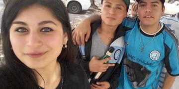 Edgar y Arian, argentino y peruano, unidos por el amor a Belgrano\u002E