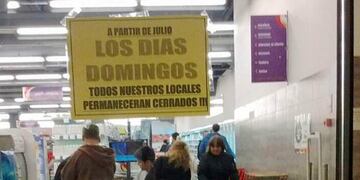 Cierre dominical: Proponen suspender la ordenanza hasta que se expida la Corte