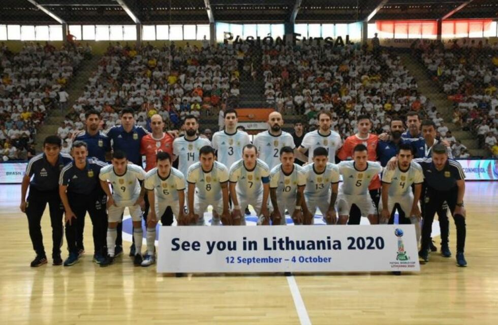 Argentina goleó a Brasil de visitante y se consagró campeón de las eliminatorias de futsal