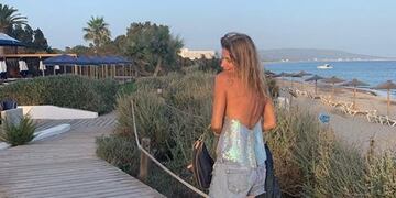 Flavia Palmiero revolucionó las redes sociales con fotos en la playa\u002E (Instagram)