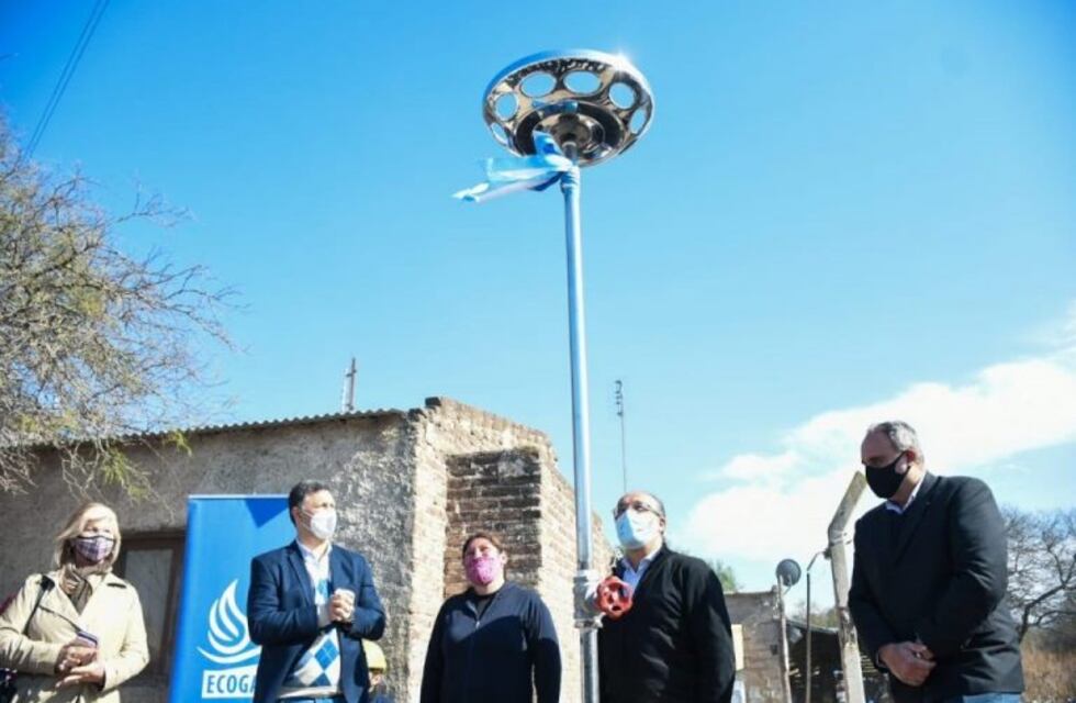 Habilitaron en Villa María la red de gas natural