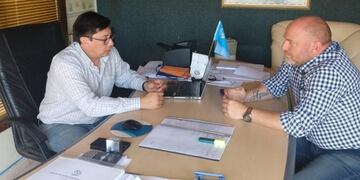 El diputado por municipio de Las Heras se reunió con Vialidad provincial