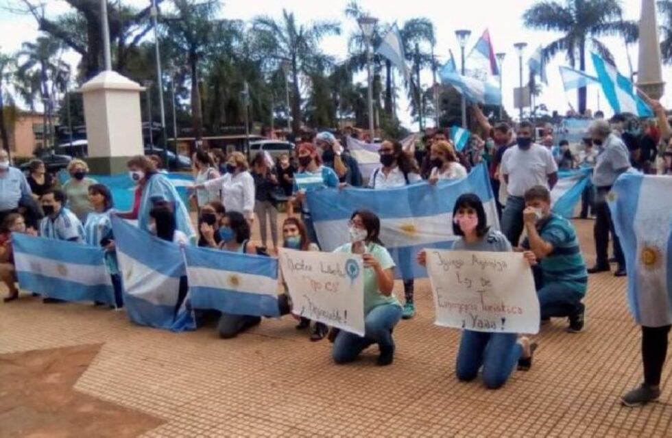 Iguazú también se sumó a la marcha nacional del #17A