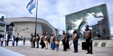 Ceremonia PLaza Malvinas