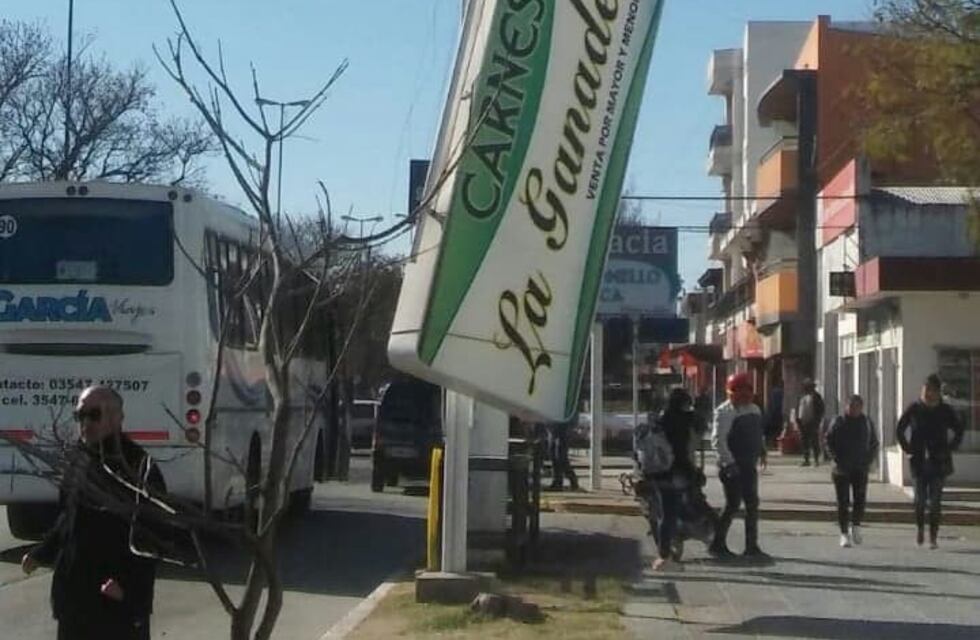 Departamento Santa María: lo que el viento ocasionó