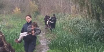 Rescataron a nenes abandonados en Ensenada