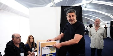 Elecciones en Boca\u002E Angelici (Foto:Clarín)
