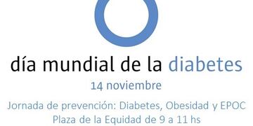 Oberá: por el día Mundial de la Diabetes  el Hospital SAMIC realizará diferentes actividades en la Plaza de la Equidad