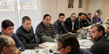 Encuentro de intendentes de Sierras Chicas con autoridades provinciales (Foto: Municipalidad de Mendiolaza)
