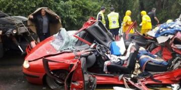 Tres argentinos murieron en un accidente de tránsito en Brasi