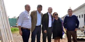 Eduardo Romero junto a Elisa Carrió, Horacio Rodríguez Larreta, Mario Negri y Héctor Baldassi\u002E