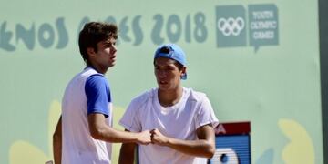 Báez y Acosta, medalla de oro en Tenis (Foto: COI)