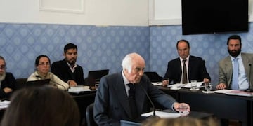 Ricardo Lona durante el juicio en su contra (Web)