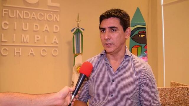 Roberto Acosta, presidente de la Liga Chaqueña de Fútbol.