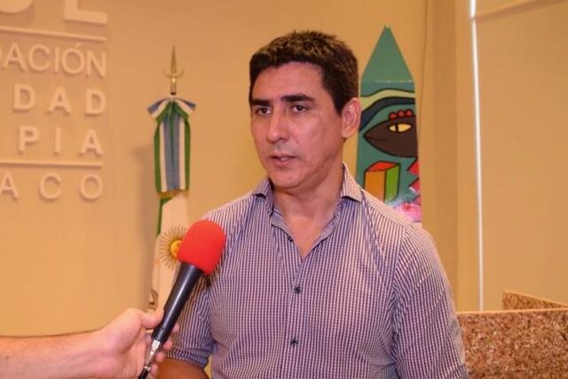 Roberto Acosta, presidente de la Liga Chaqueña de Fútbol.