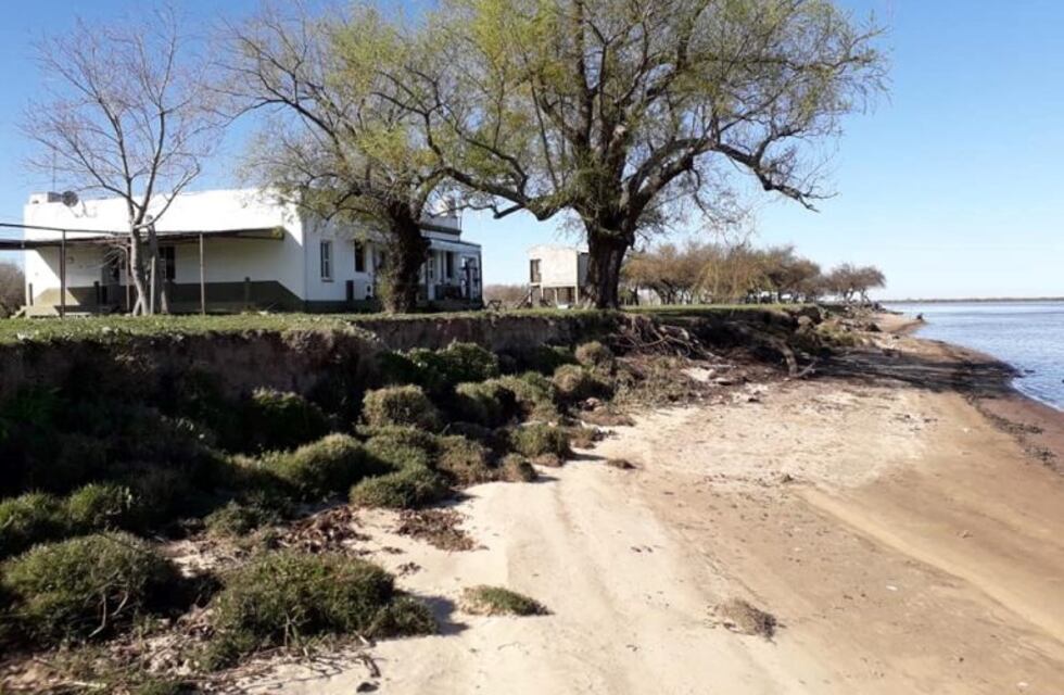 Una escuela de Ibicuy, en riesgo de ser arrastrada por el río Paraná
