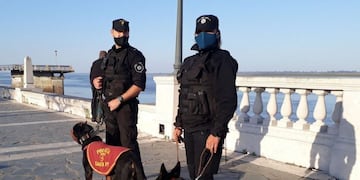 Los agentes tienen un nivel de contagio similar al de trabajadores de la salud\u002E (@policia_fe)