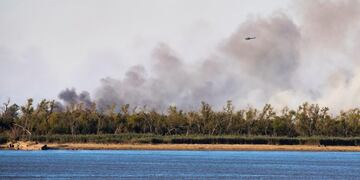Los incendios del año pasado pusieron en jaque a buena parte de los humedales de la región. (EFE/ Franco Trovato Fuoco)