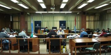 Reunión de comisión del Concejo Municipal de Rafaela