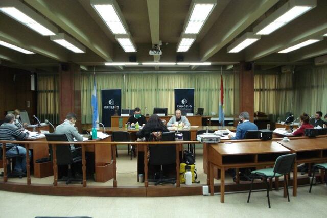 Reunión de comisión del Concejo Municipal de Rafaela