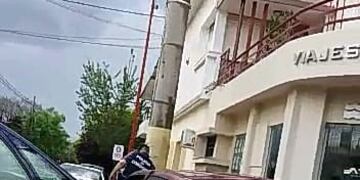 Accidente en pleno centro de Alta Gracia