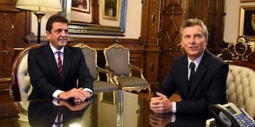Sergio Massa y Mauricio Macri