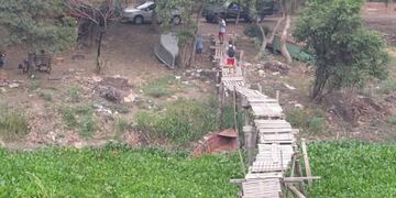 Los pasos clandestinos son desarmados por Gendarmería  y vuelto a construir a las pocas horas