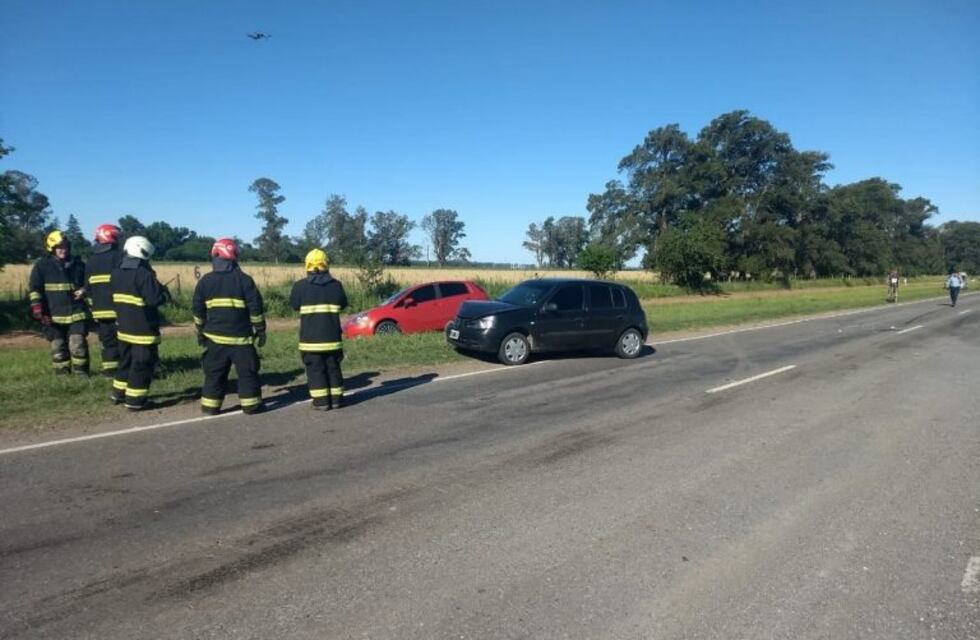 Marcos Juárez: accidente de tránsito entre vehículos