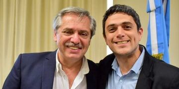 Alberto Fernández y Rodrigo Sartori