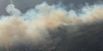 Incendio en La Calera