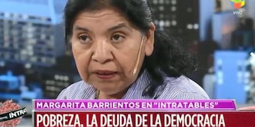 Margarita Barrientos, referente social y fundadora del comedor \