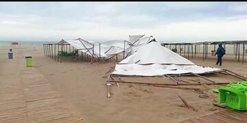 Daños a los servicios generados por fuertes ráfagas de viento