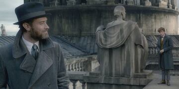 Jude Law y Eddie Redmayne, en Animales Fantásticos 2