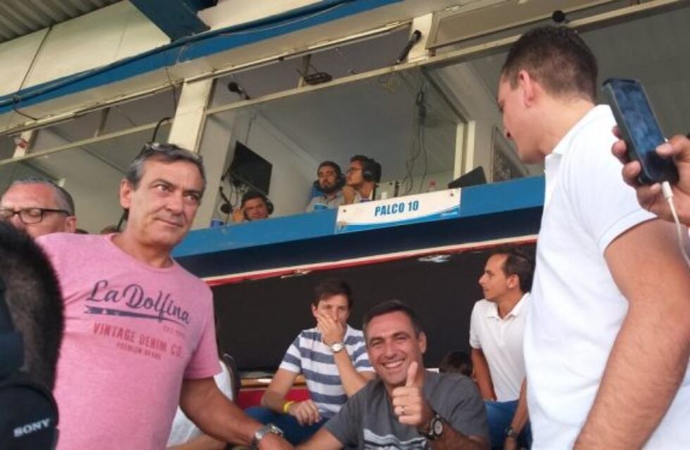 Ramón Mestre está en Chile para ver el partido entre Talleres y Palestino