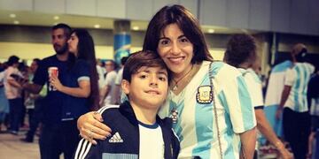 Gianinna Maradona y Benjamín Agüero