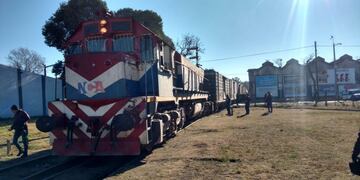 Descarriló un tren de carga en Río Cuarto