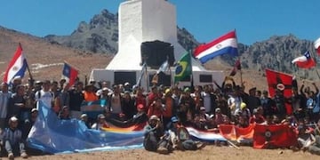 Un grupo de 120 jóvenes peregrinos del Movimiento Schoenstatt está cruzando a pié la cordillera de Los Andes\u002E