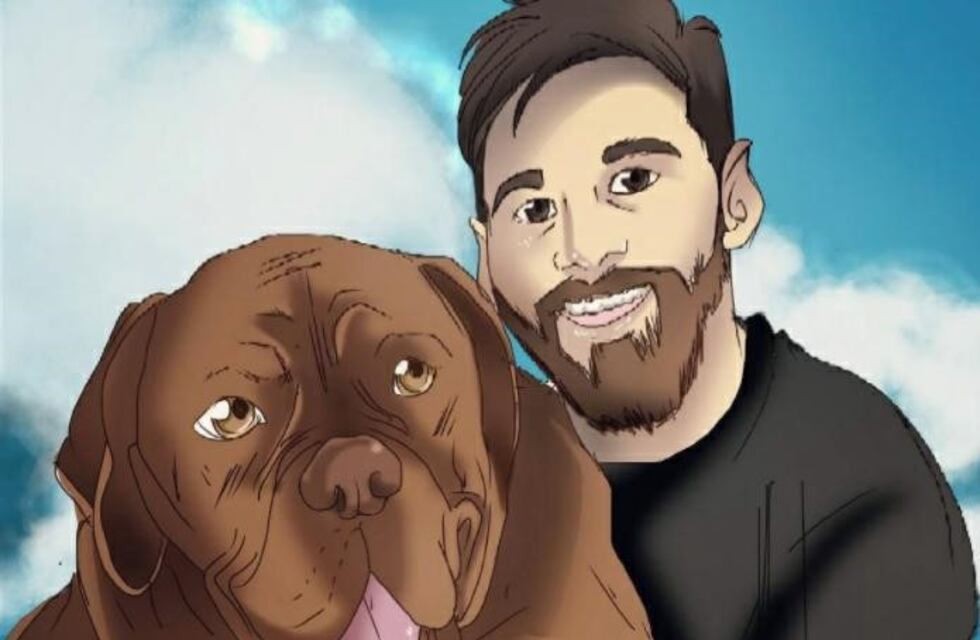 La ilustradora que retrató a Messi con camiseta de Newell's y cautivó a Roccuzzo