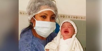 Franchesca nació en la ambulancia (Infohuella)