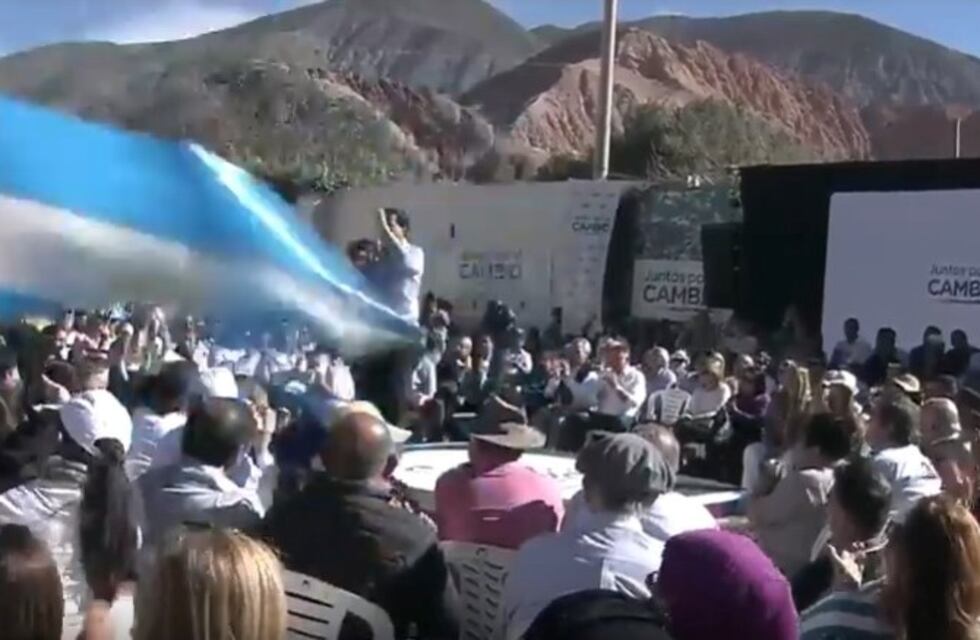 Los precandidatos de Juntos por el Cambio, bajo el sol purmamarqueño