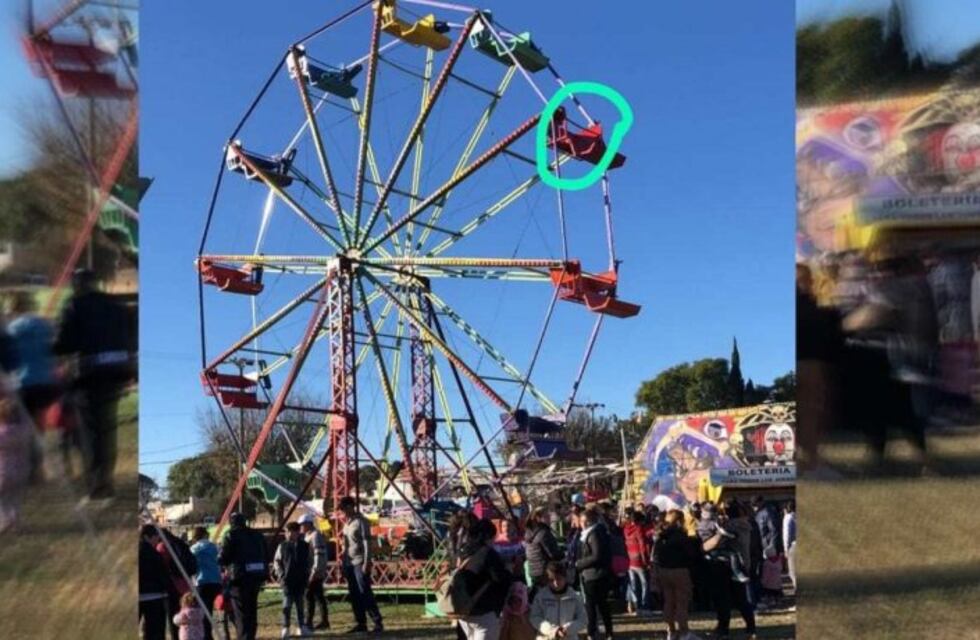 El parque del terror: dos niños se salvaron de milagro tras caer de la Vuelta al mundo